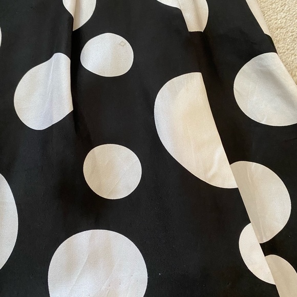 100% Silk Club Monaco Polka Dot Skirt - size 4 - Picture 11 of 11